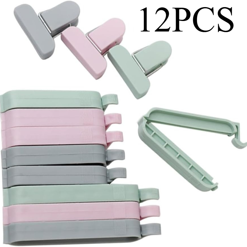 12pcs Mixed Color Plastic Seal - Food Storage Plastic Bag recensione e prezzo