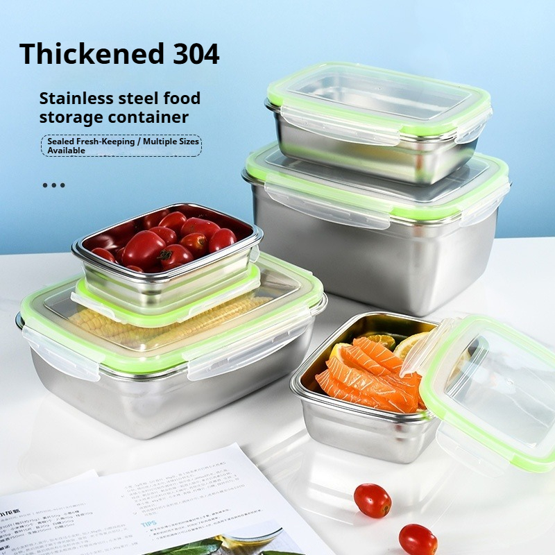 304 Stainless Steel Lunch Box  - Food Storage Box Stainless Steel recensione e prezzo