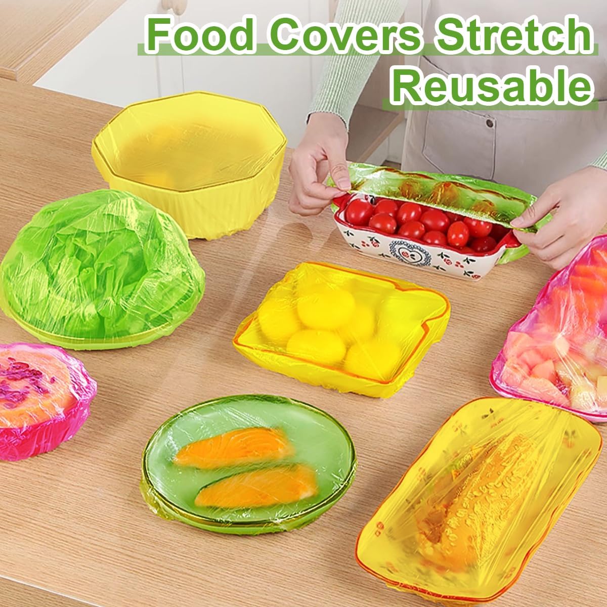 Bowl Covers Plastic Elastic Wr - Food Storage Plastic Bag recensione e prezzo