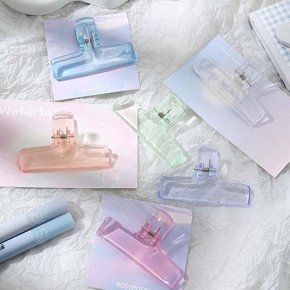 16 Pcs Clear Binder Clips, Pla - Food Storage Plastic Bag recensione e prezzo