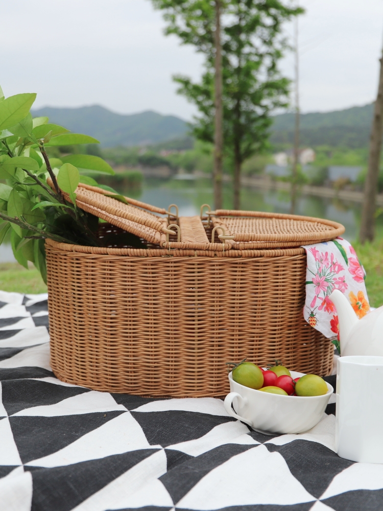 FenEr Wicker Camping Picnic Ba - Food Storage Brands recensione e prezzo