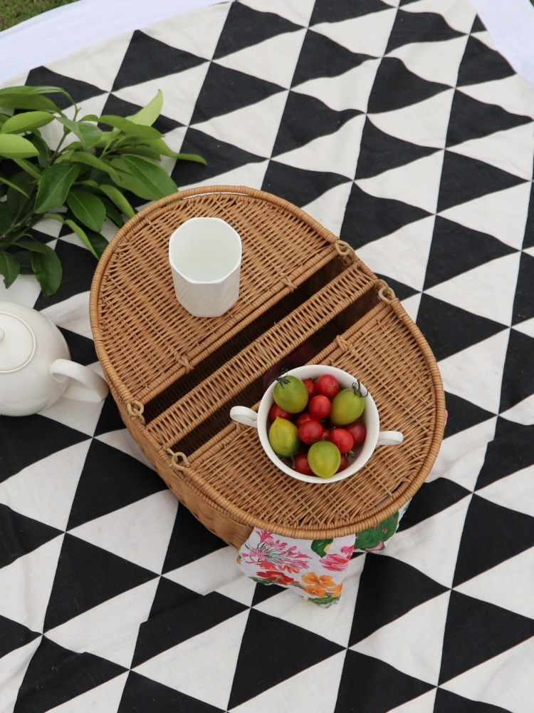 FenEr Wicker Camping Picnic Ba - Food Storage Brands recensione e prezzo