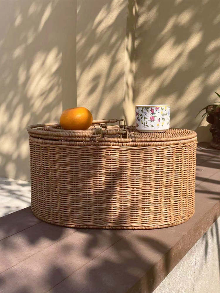 FenEr Wicker Camping Picnic Ba - Food Storage Brands recensione e prezzo