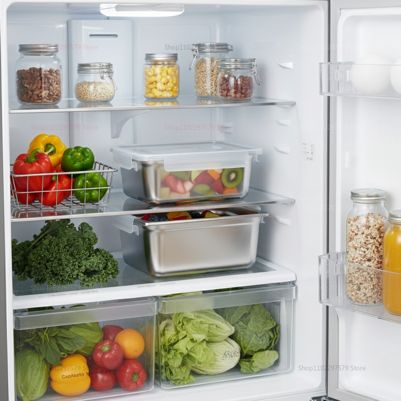 Plate Stainless Steel Food Con - Food Storage Stainless Steel Containers recensione e prezzo