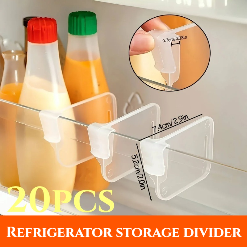 5-20PCS Sturdy Clear Refrigera - Food Storage For Room recensione e prezzo
