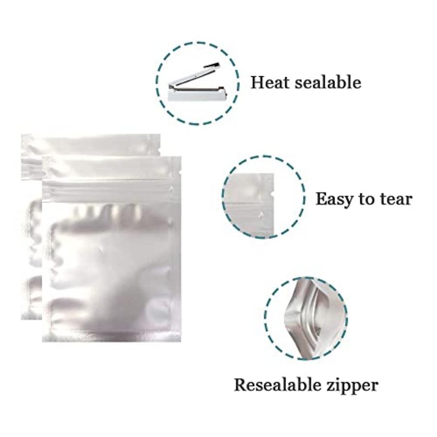 00 Pcs Mylar Bag Food Storage  - Food Storage Plastic Bag recensione e prezzo