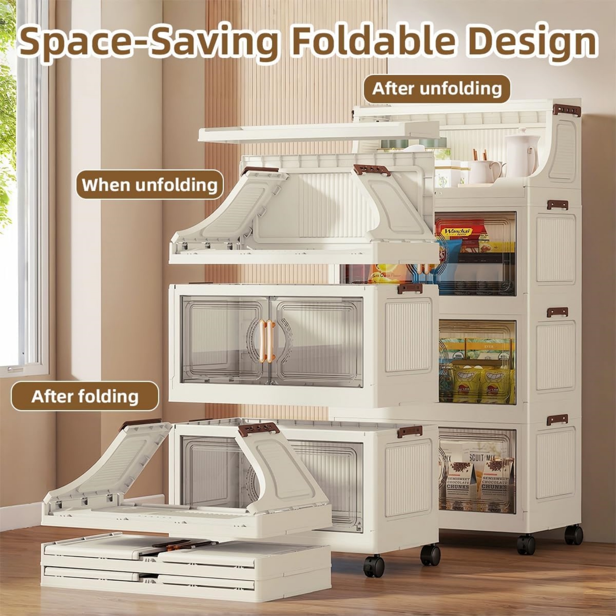 174QT Stackable Storage Bins w - Stackable Pantry Bin recensione e prezzo