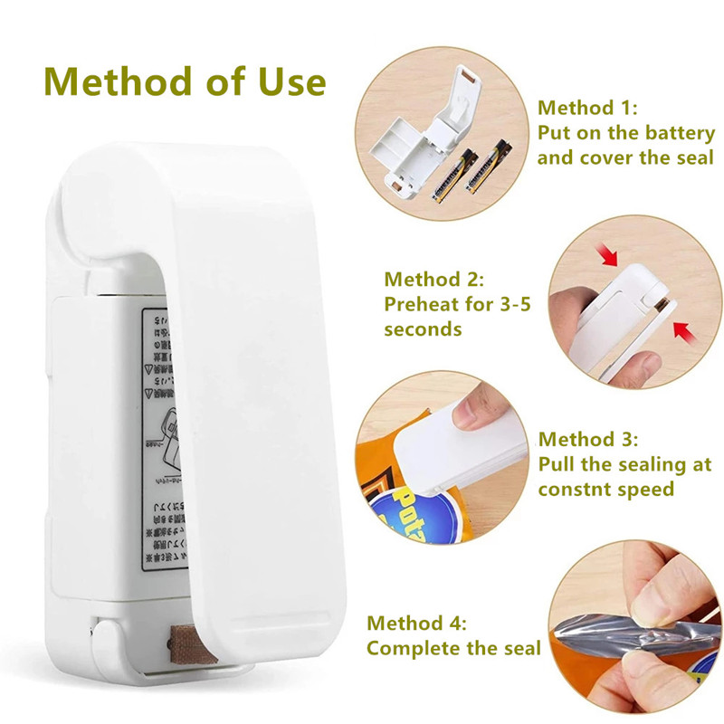 Portable Bag Heat Sealer Plast - Food Storage Machine recensione e prezzo