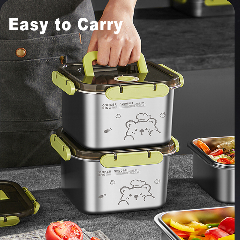 COOKER KING 420ml-6200ml Large - Food Storage Box Stainless Steel recensione e prezzo