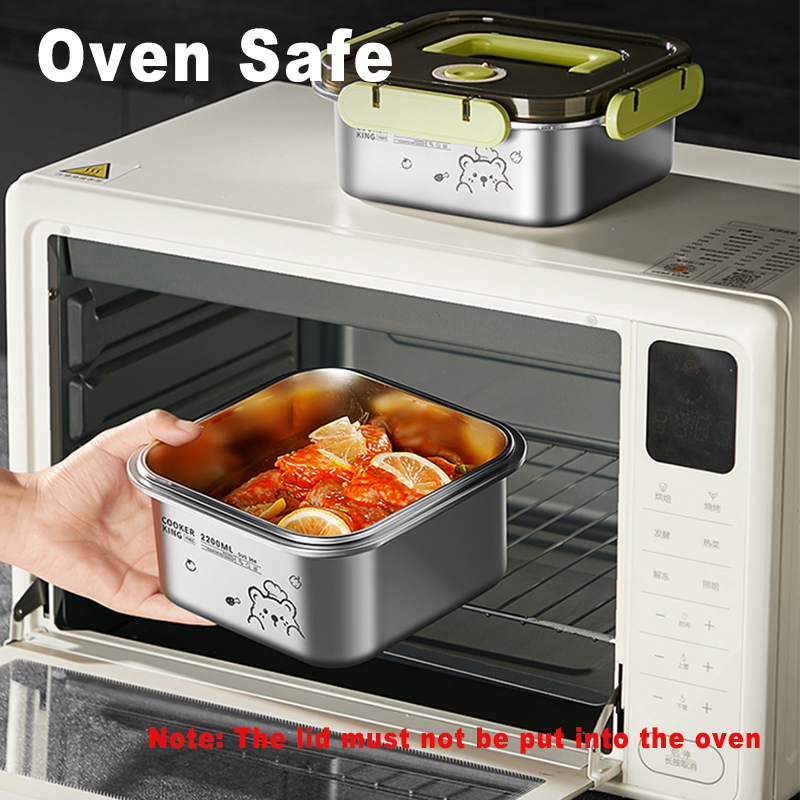 COOKER KING 420ml-6200ml Large - Food Storage Box Stainless Steel recensione e prezzo