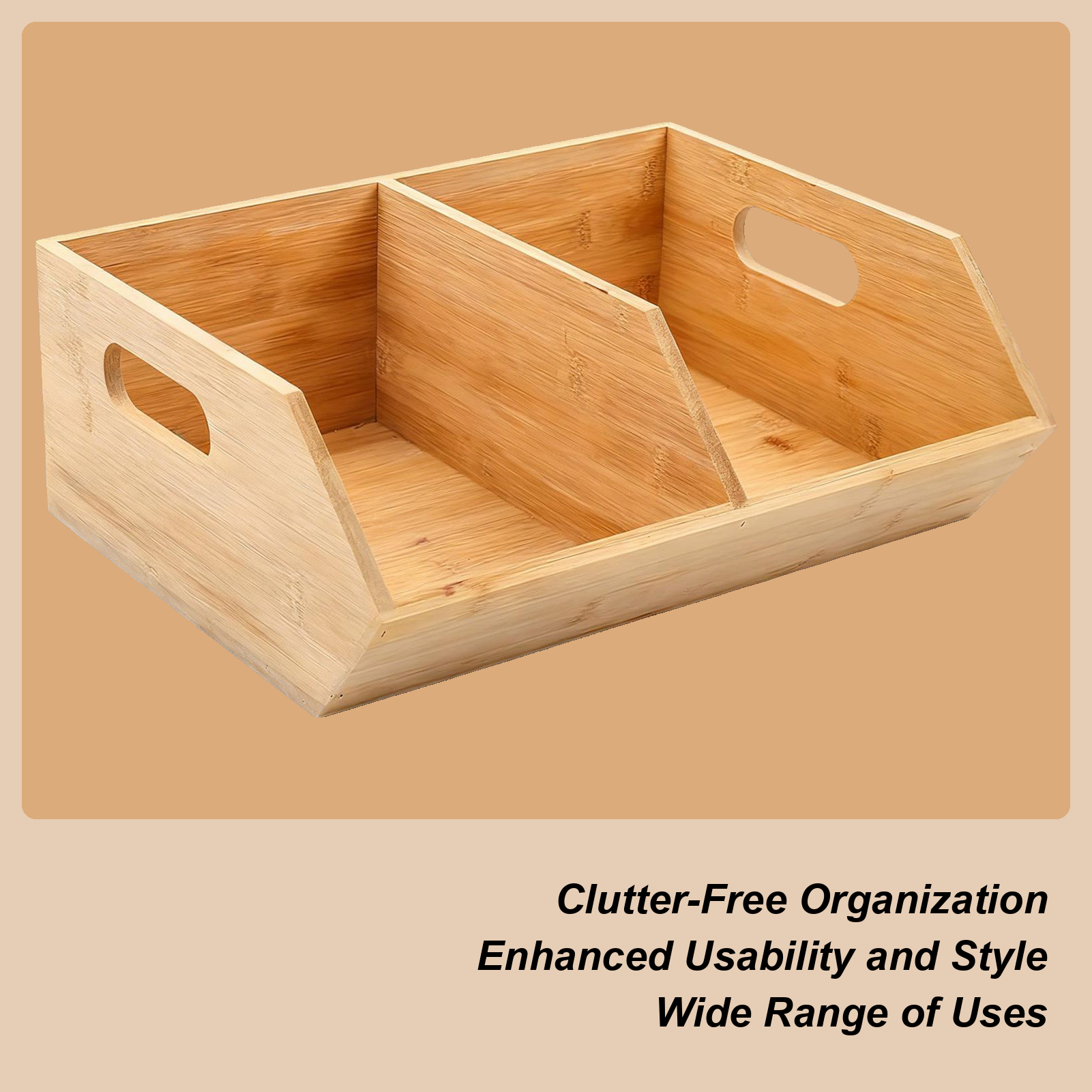 Pantry Organizer Wooden Organi - Stackable Pantry Bin recensione e prezzo