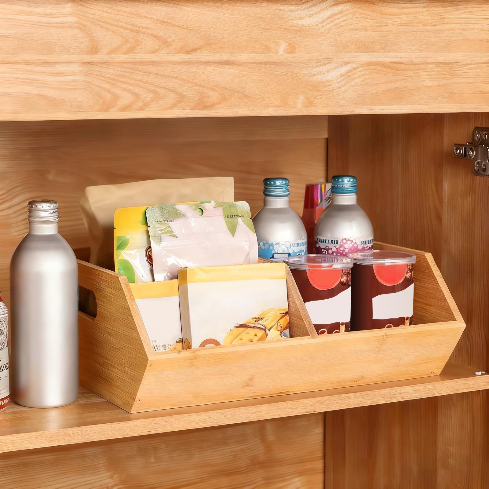 Pantry Organizer Wooden Organi - Stackable Pantry Bin recensione e prezzo