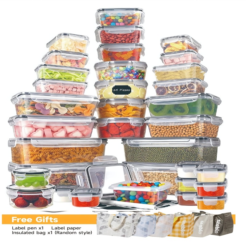 48PCS BPA-Free Food Storage Se - Food Storage And Preservation recensione e prezzo