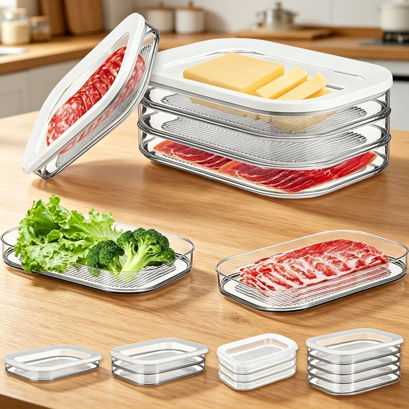Stackable Deli Meat Container  - Food Storage For Room recensione e prezzo