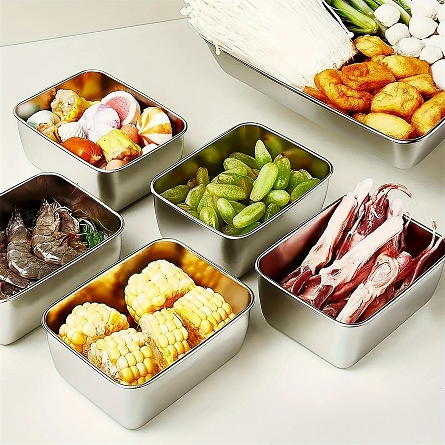 1/3/5pcs Stainless Steel Food  - Food Storage Method recensione e prezzo