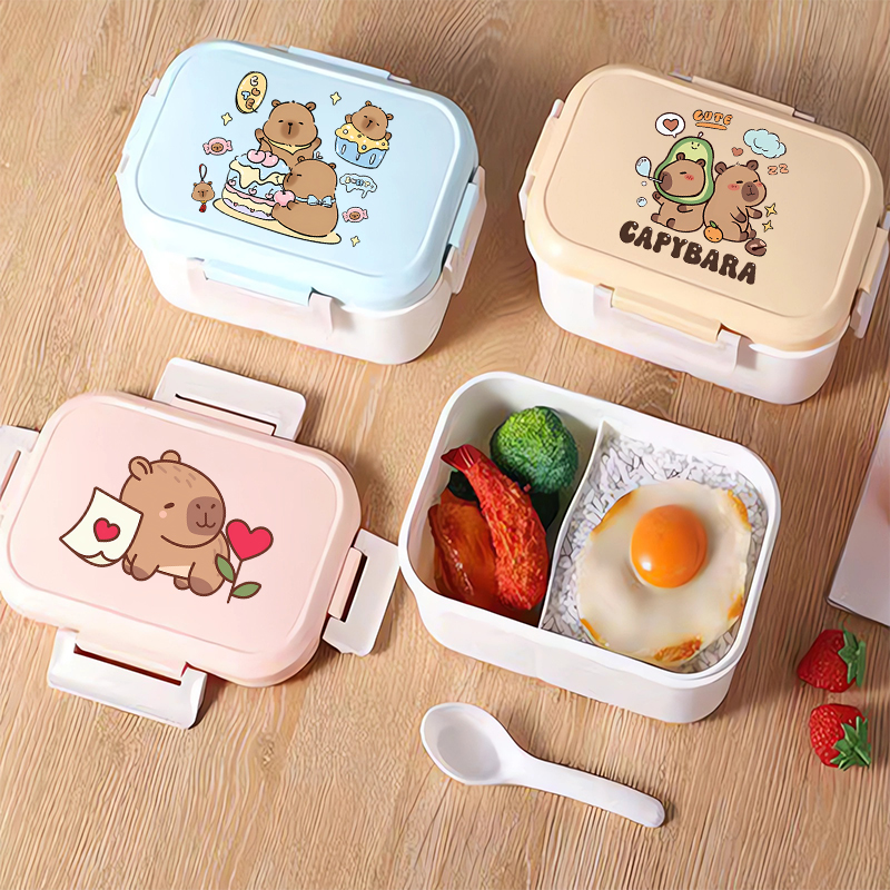 Capybara Bento Lunch Box Carto - Food Storage Containers Set recensione e prezzo