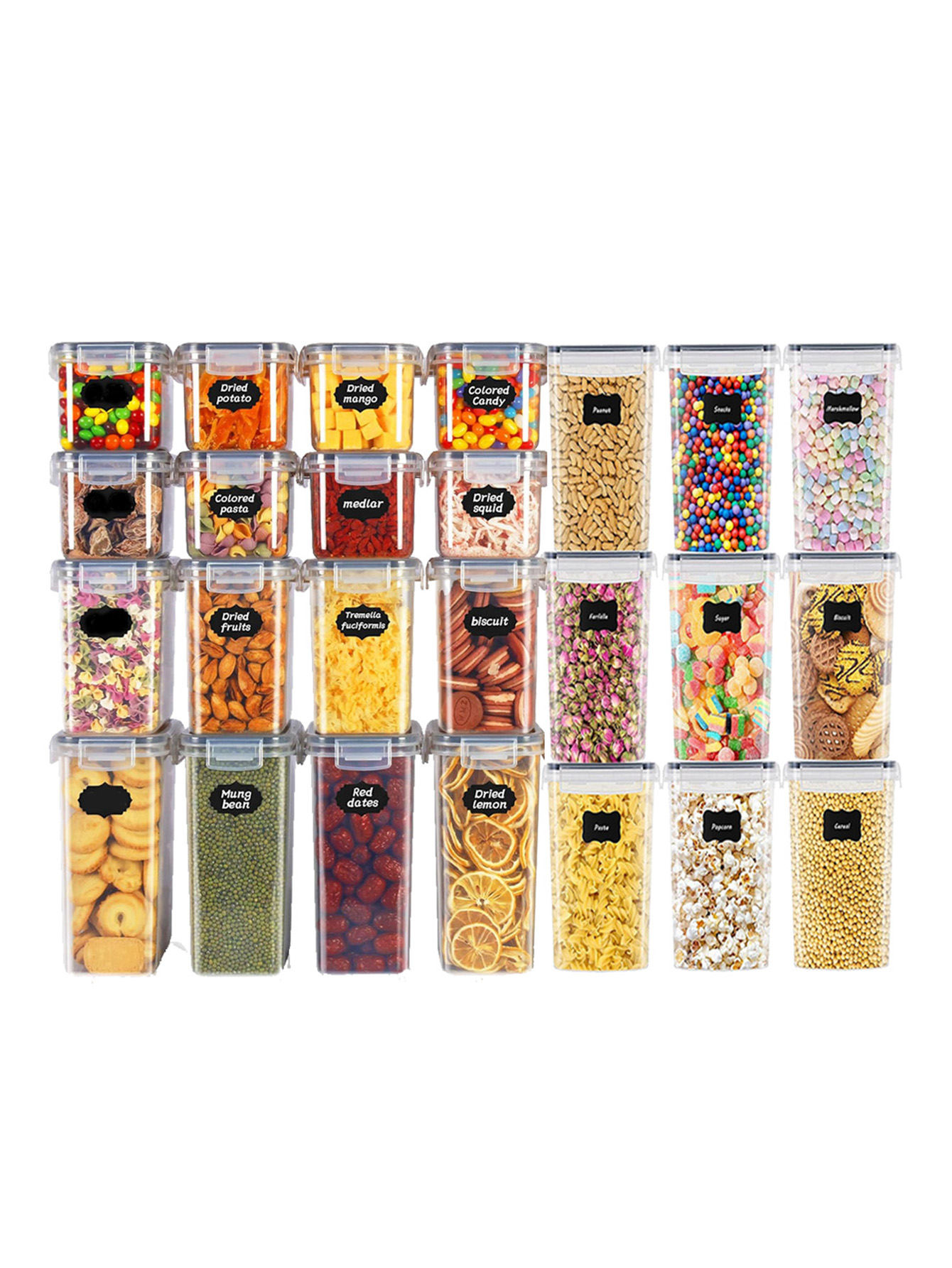 48pcs,Sealed food storage cont - Food Storage And Preservation recensione e prezzo