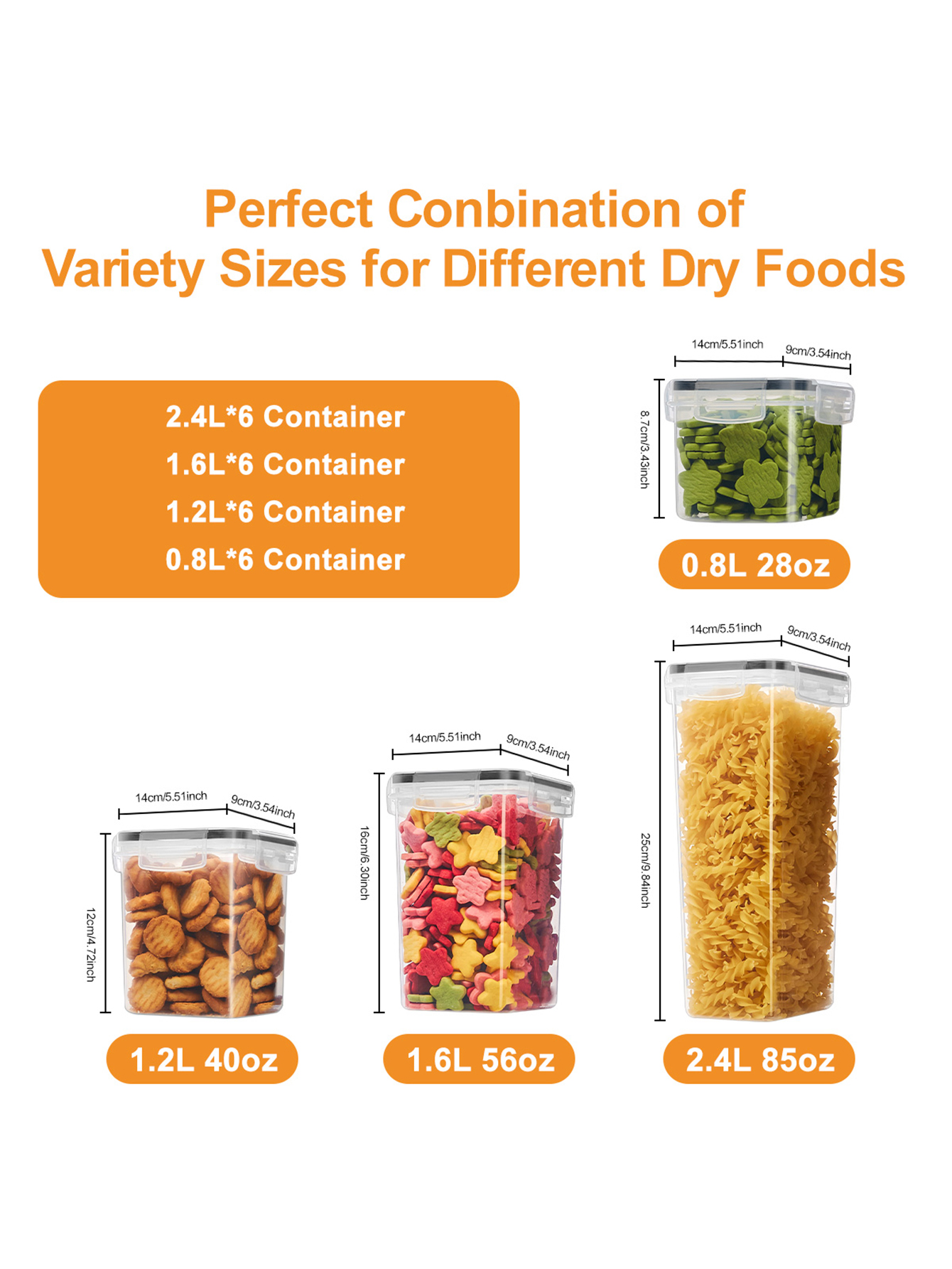 48pcs,Sealed food storage cont - Food Storage And Preservation recensione e prezzo