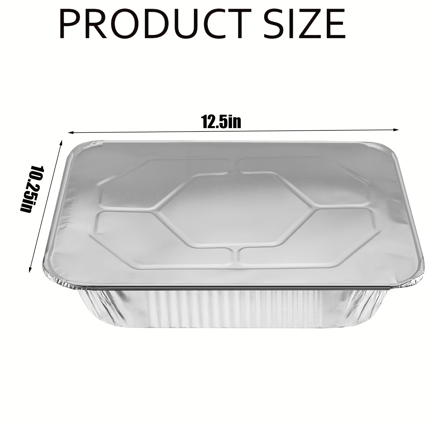 25Pack 12.5x10.25inch Disposab - Food Storage Stainless Steel Containers recensione e prezzo