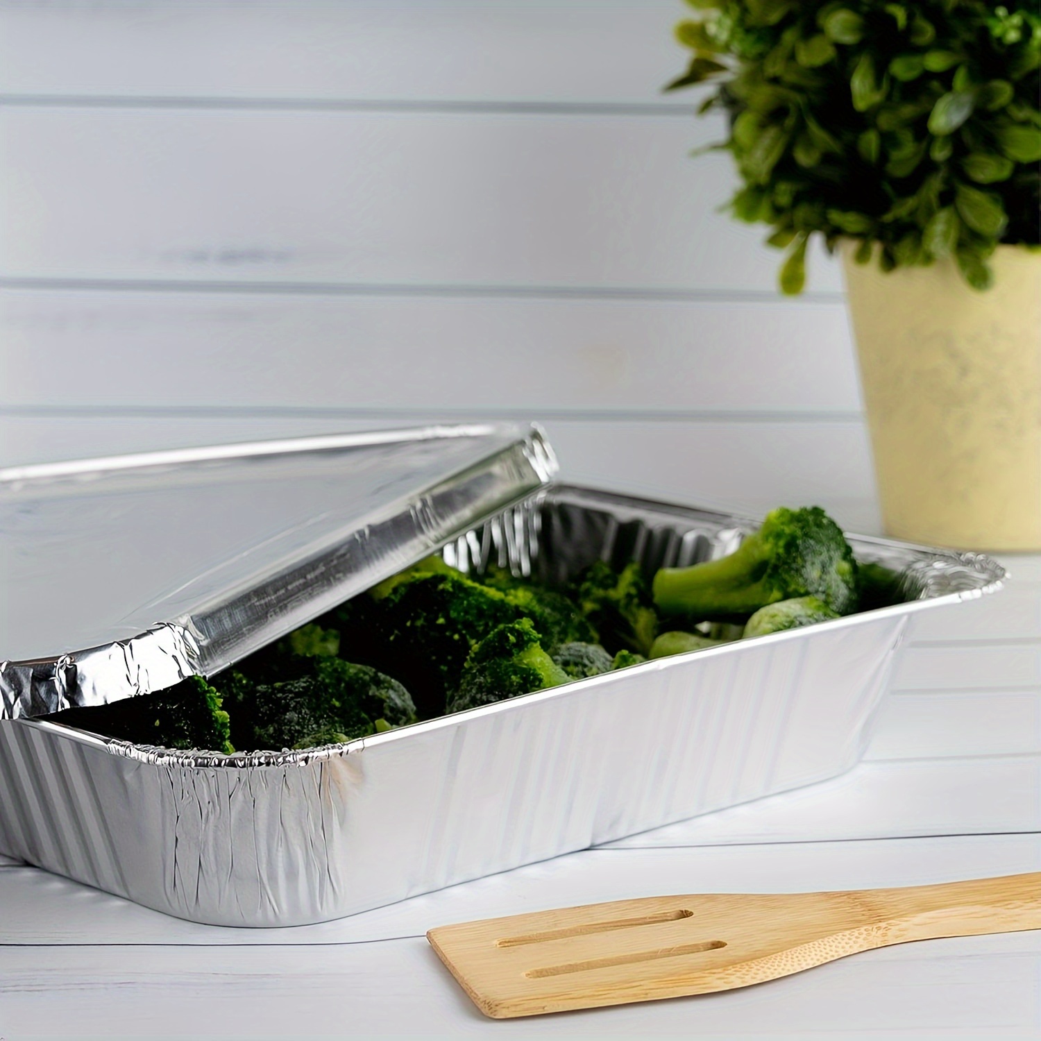 25Pack 12.5x10.25inch Disposab - Food Storage Stainless Steel Containers recensione e prezzo