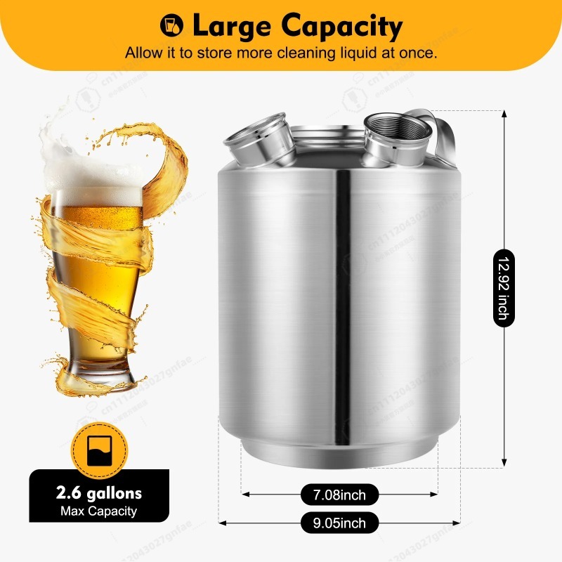 10L Stainless Steel Beer Line  - Food Storage Machine recensione e prezzo