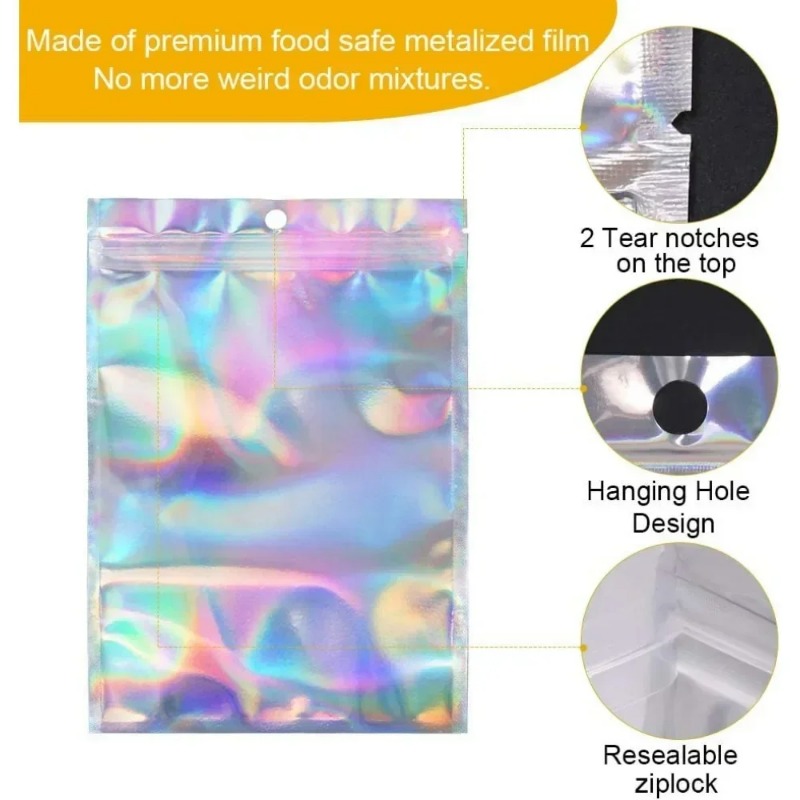 Laser Sealing Bags Holographic - Food Storage Plastic Bag recensione e prezzo