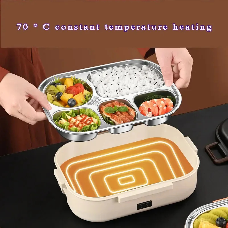 Electric Heated Lunch Boxes St - Food Storage Box Stainless Steel recensione e prezzo
