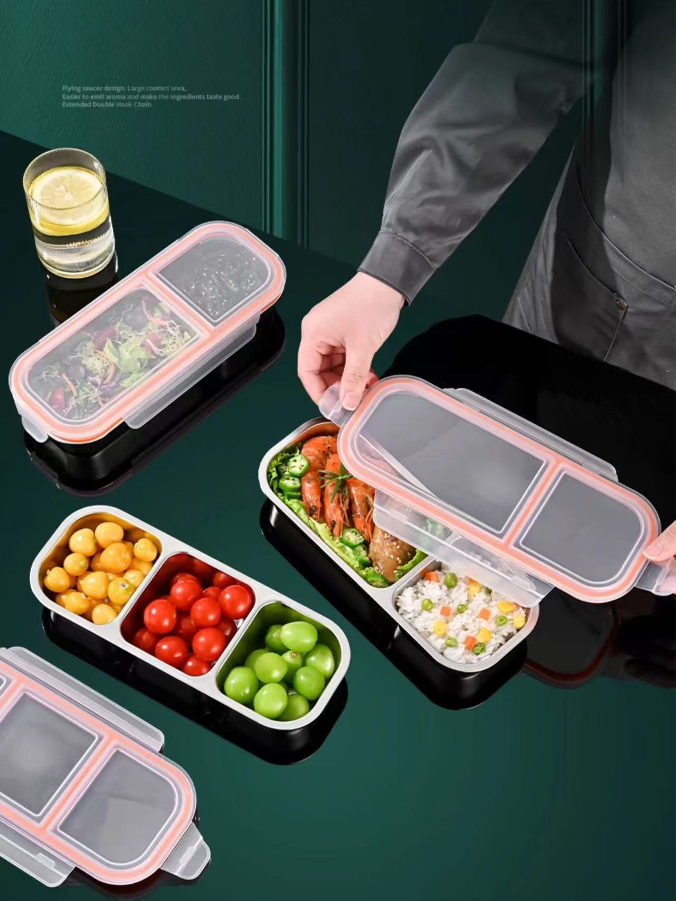 304 Stainless Steel Mini Compa - Food Storage Box Stainless Steel recensione e prezzo