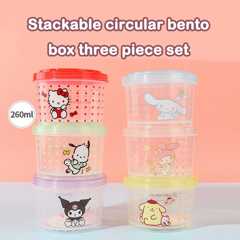 Kitty Bento Box Set 3 Pieces C - Food Storage With Colander recensione e prezzo